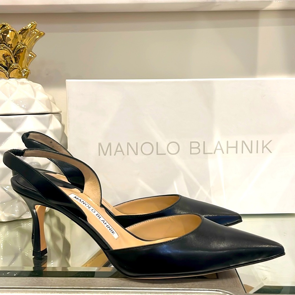 Manolo Blahnik Carolyne 70 Slingback pump